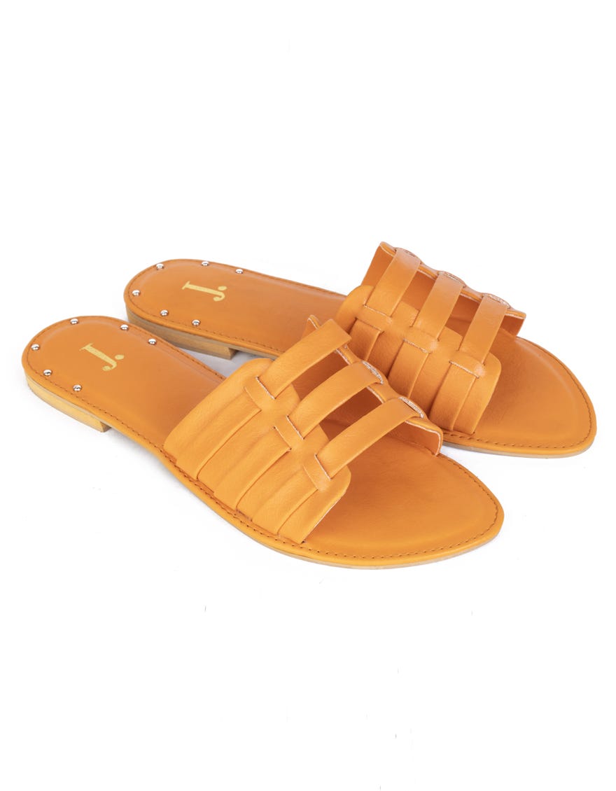 Orange Chappal | Jlfwc-23-1234