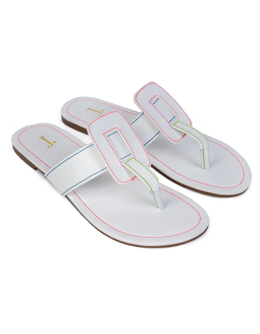 White Chappal | Jlfwc-23-1235