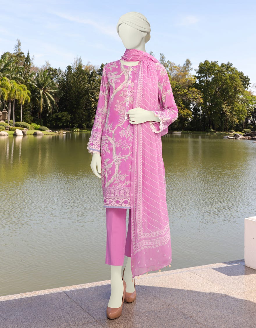 Purple Lawn Unstitched 3 Piece Dress | Jlawn-S-23-126
