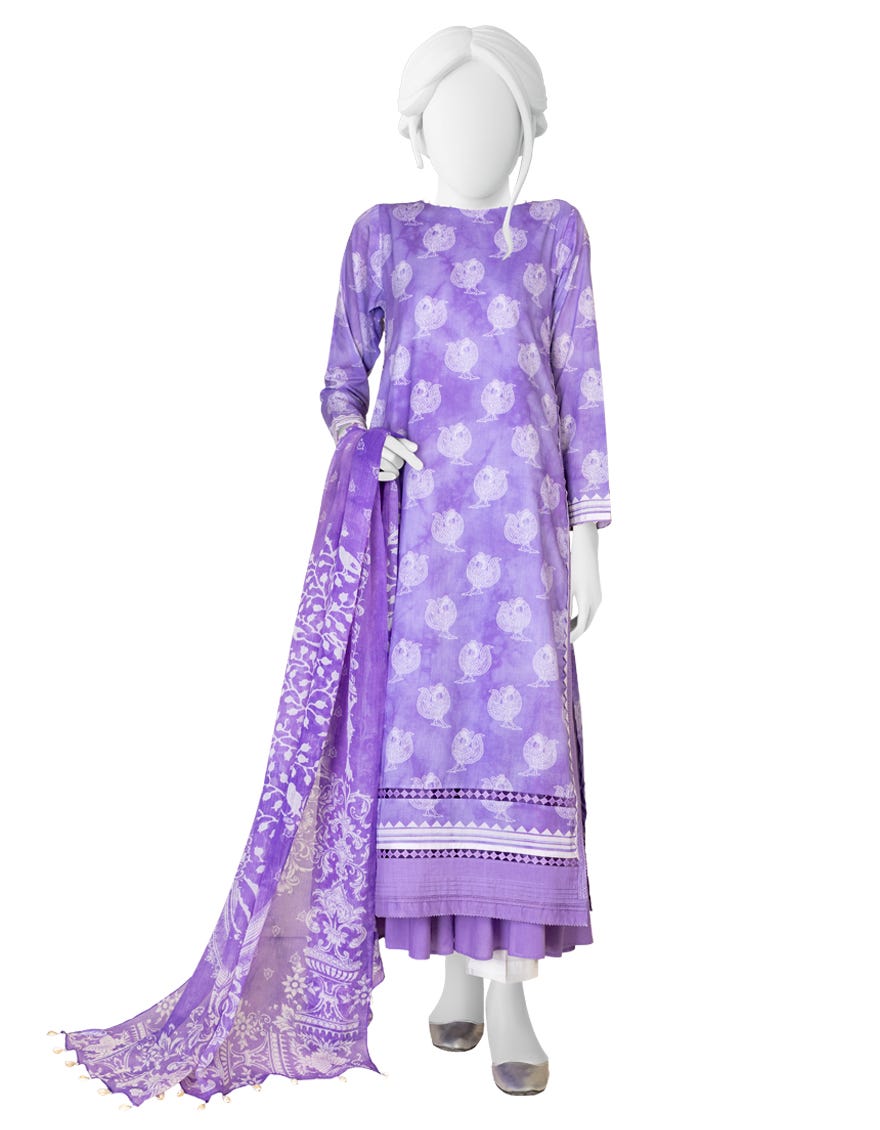 Purple Lawn Unstitched 3 Piece Dress | Jlawn-S-23-130