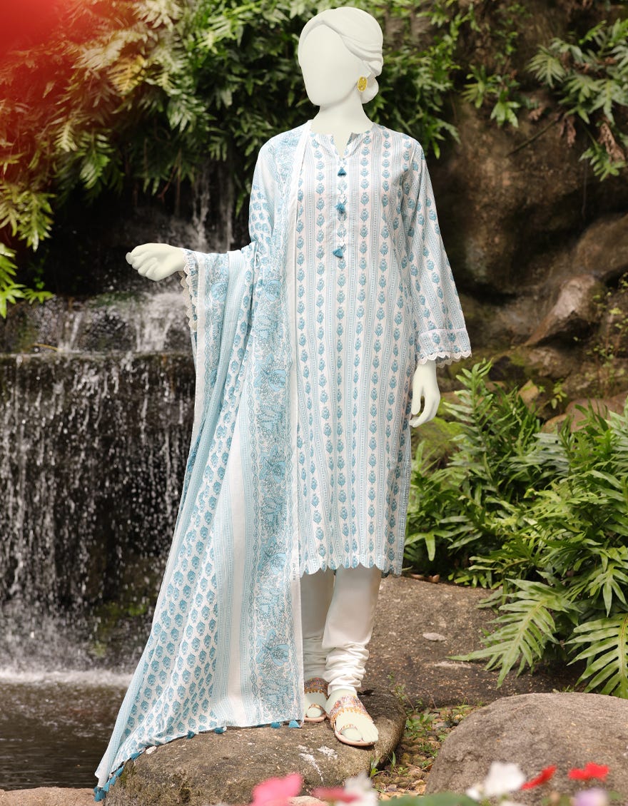 Multicolor Lawn Unstitched 3 Piece Dress | Jlawn-S-23-137