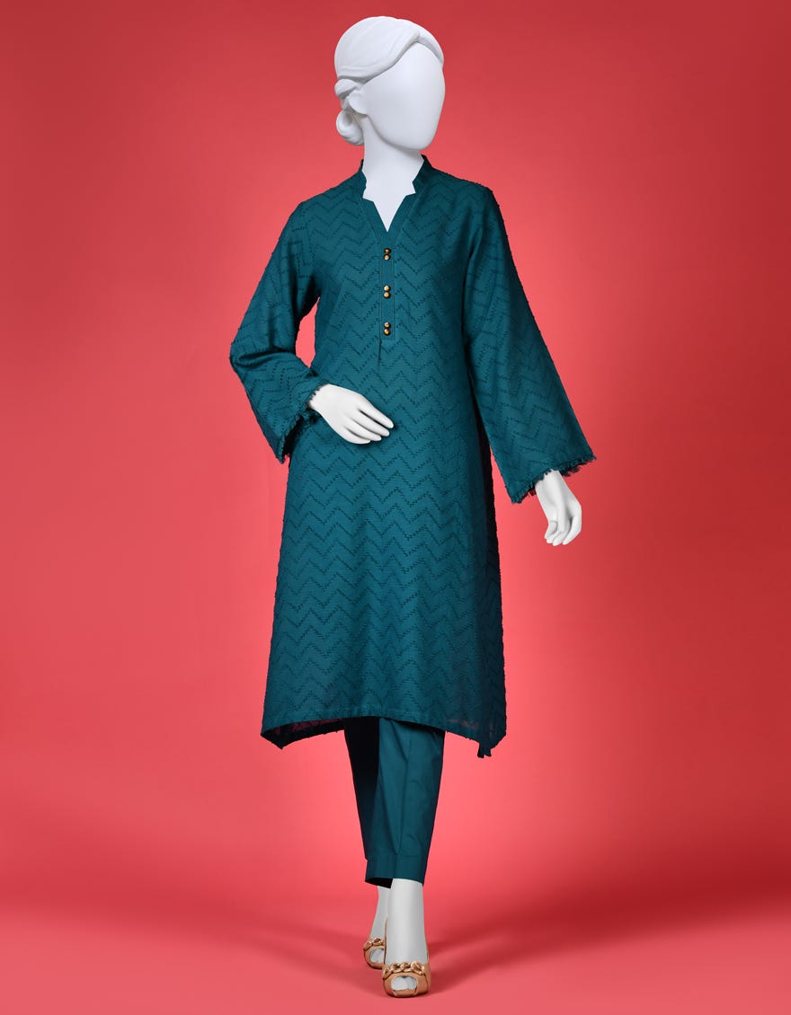 Blue Lawn 2 Piece Stitched Dress | Ccw-2Ps-St-S-23-1662