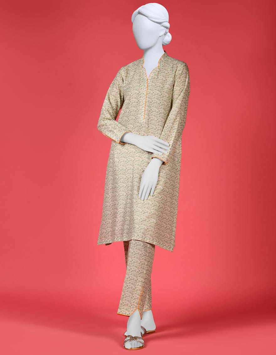 Green Lawn 2 Piece Stitched Dress | Ccw-2Ps-St-S-23-1666