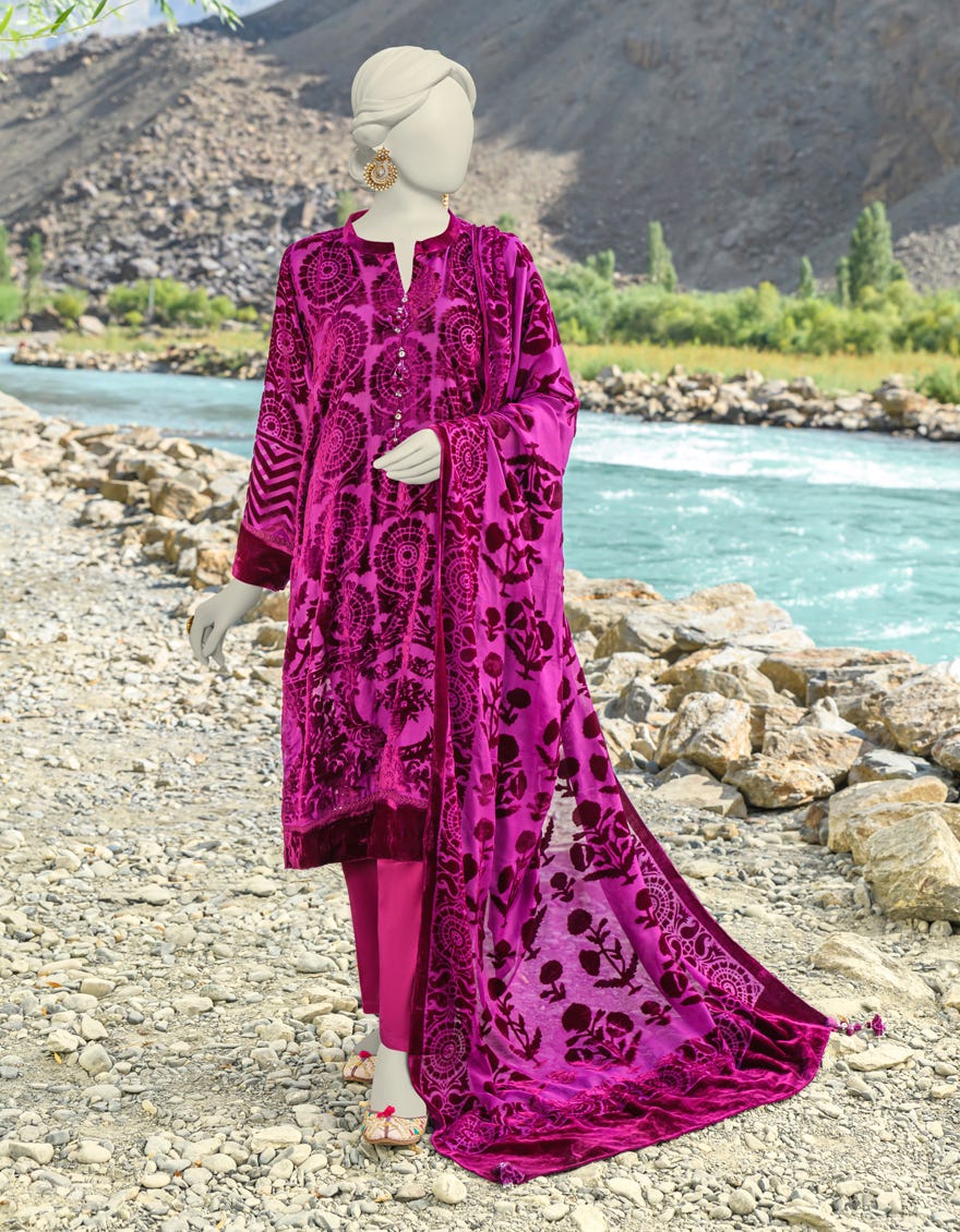 Atishi Palachi Unstitched 3 Piece Dress | Jjls-W-Jwu-23-1836