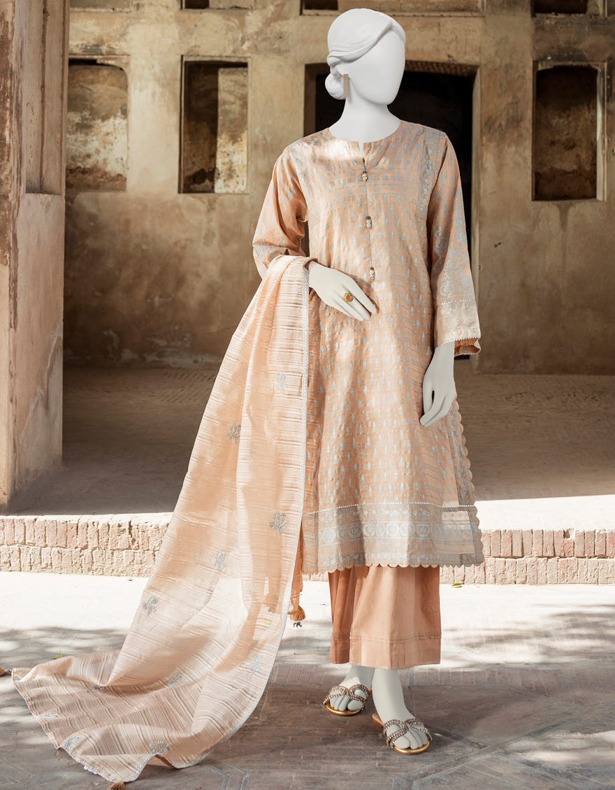 Beige Lawn Unstitched 3 Piece Dress | Jlawn-S-23-240