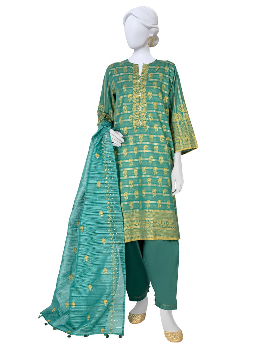Green Lawn Unstitched 3 Piece Dress | Jlawn-S-23-243