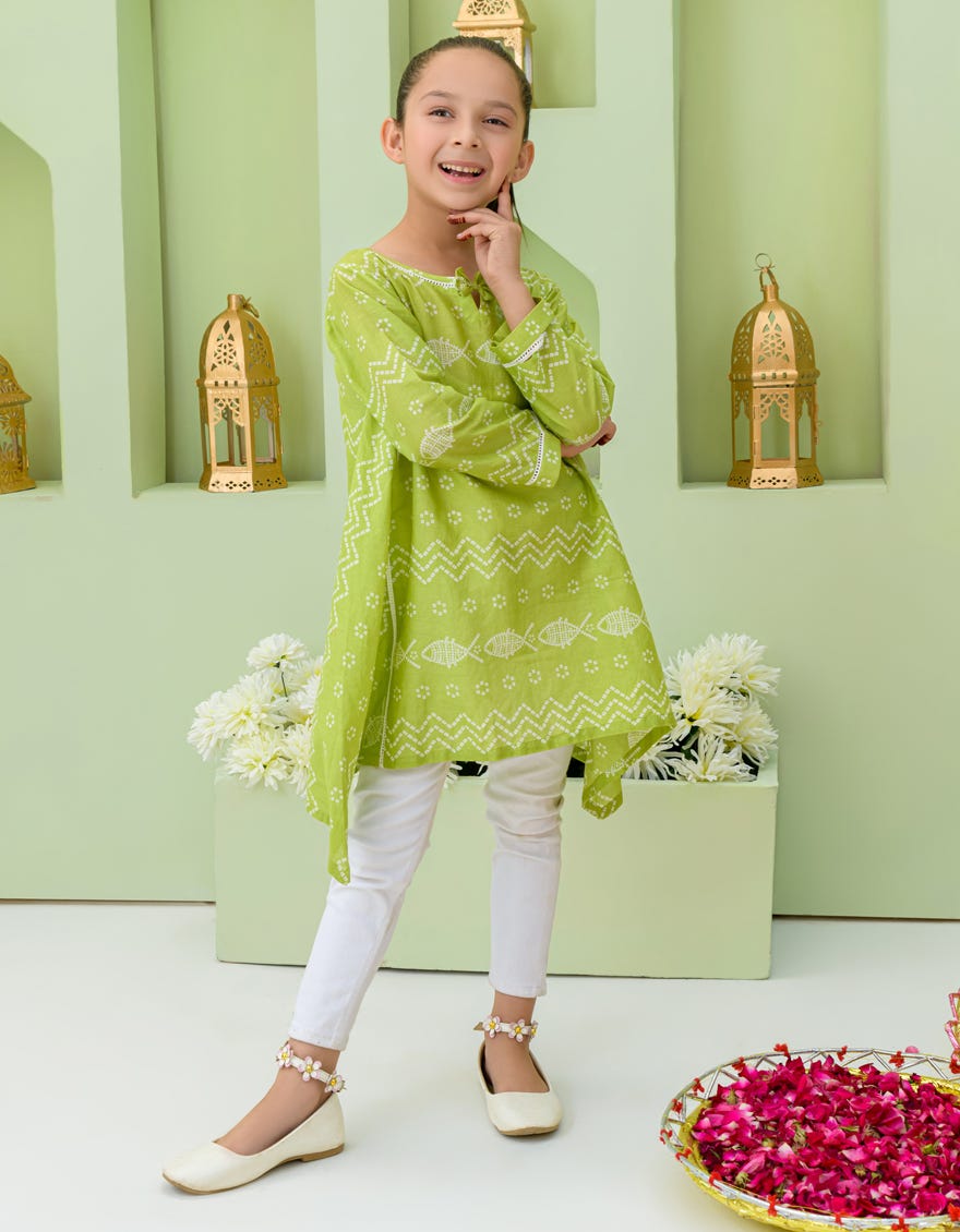 Green Lawn Kurti | Jglk-S-23-2513