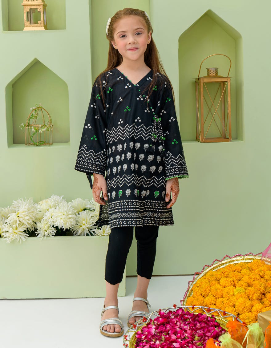 Black Lawn Kurti | Jglk-S-23-2514