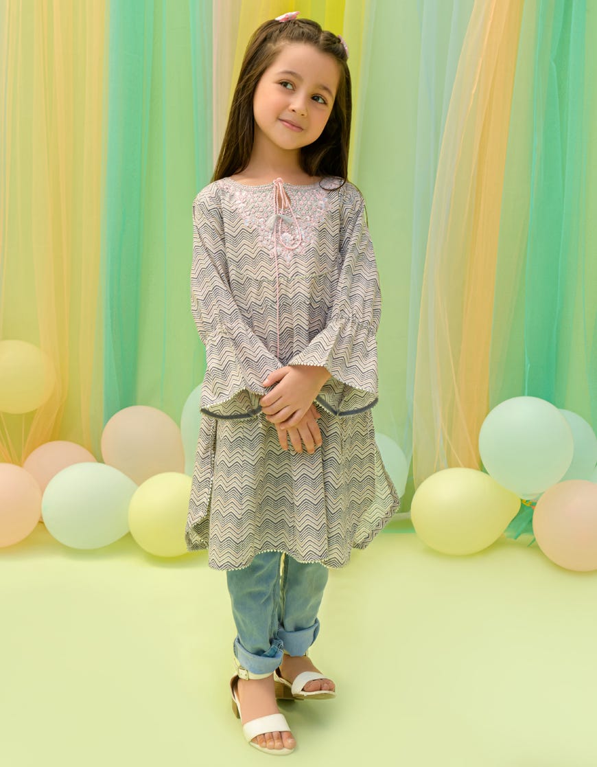 Multicolor Lawn Kurti | Jglk-S-23-2521