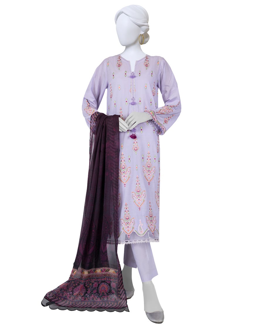Purple Lawn Unstitched 3 Piece Dress | Jlawn-S-23-253