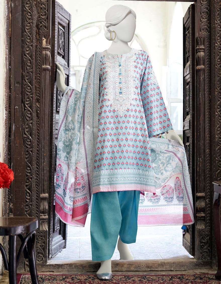 Ferozi Lawn Unstitched 3 Piece Dress | Jlawn-S-23-261