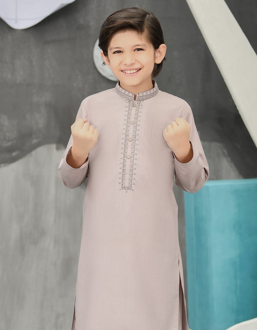 Light Purple Blended Kurta Pajama | Jckp-S-38820