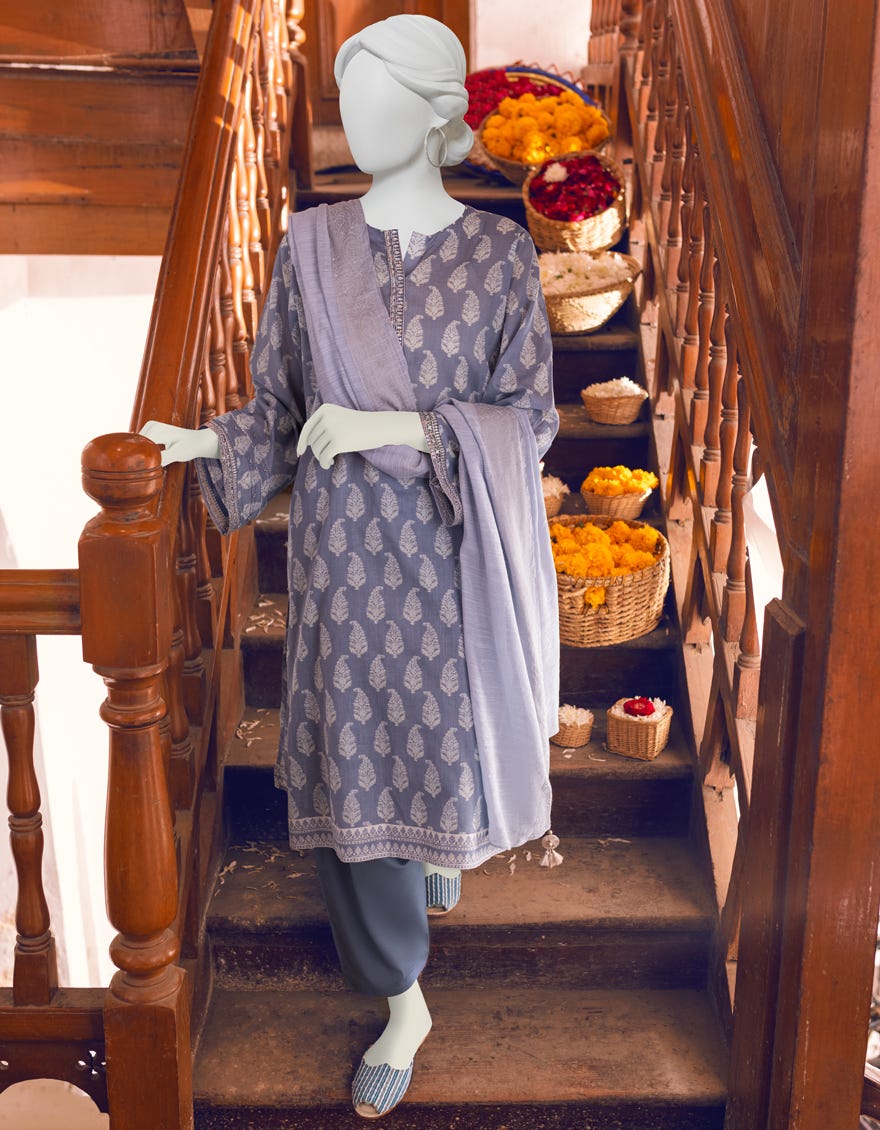 Grey Lawn Unstitched 3 Piece Dress | Jlawn-S-23-271