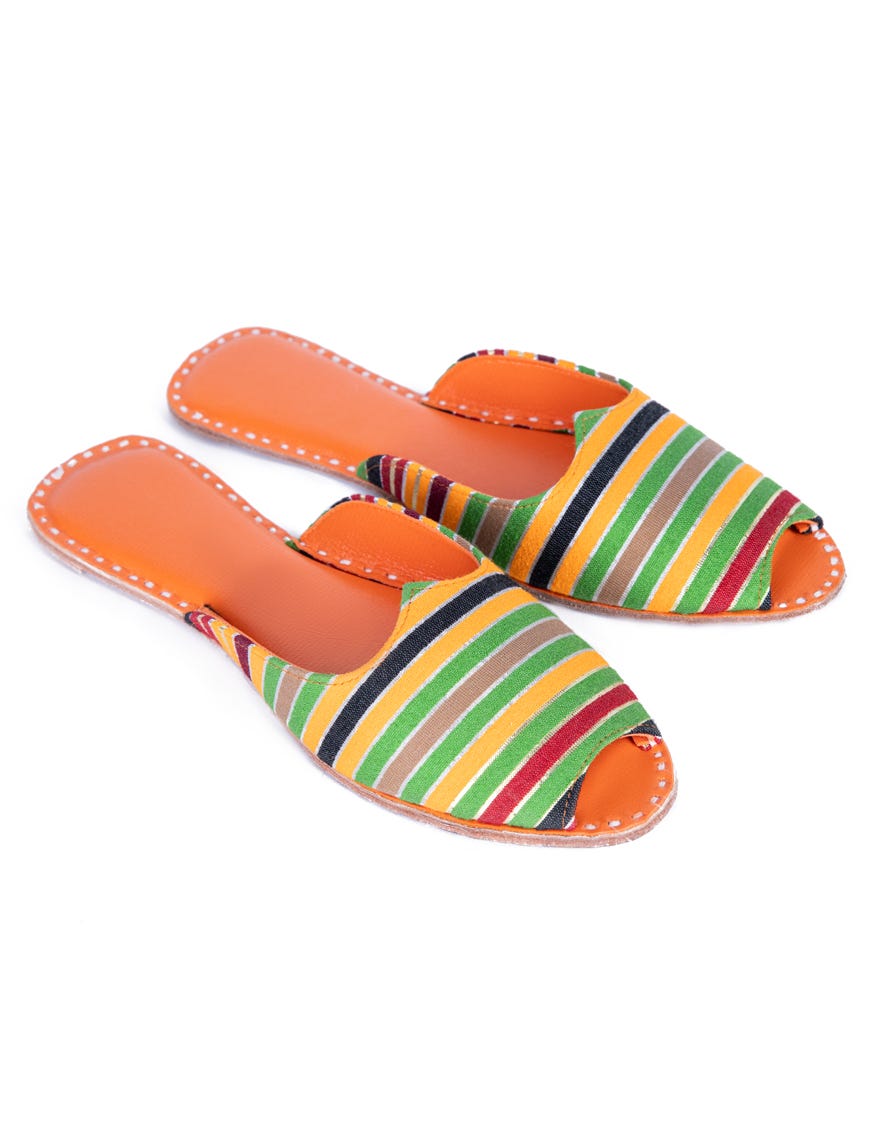 Multicolor Khaddi Khussa | Jj-Lkh-23-279