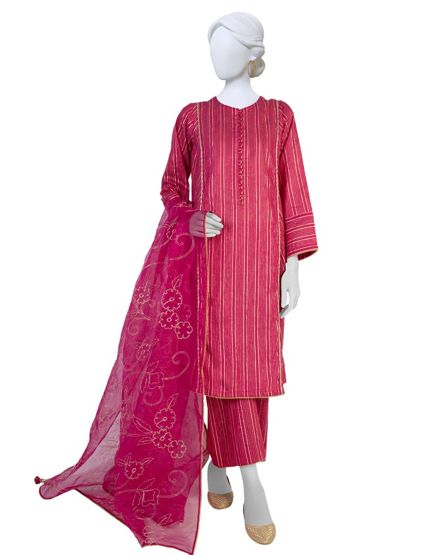Pink Lawn Unstitched 3 Piece Dress | Jlawn-S-23-280