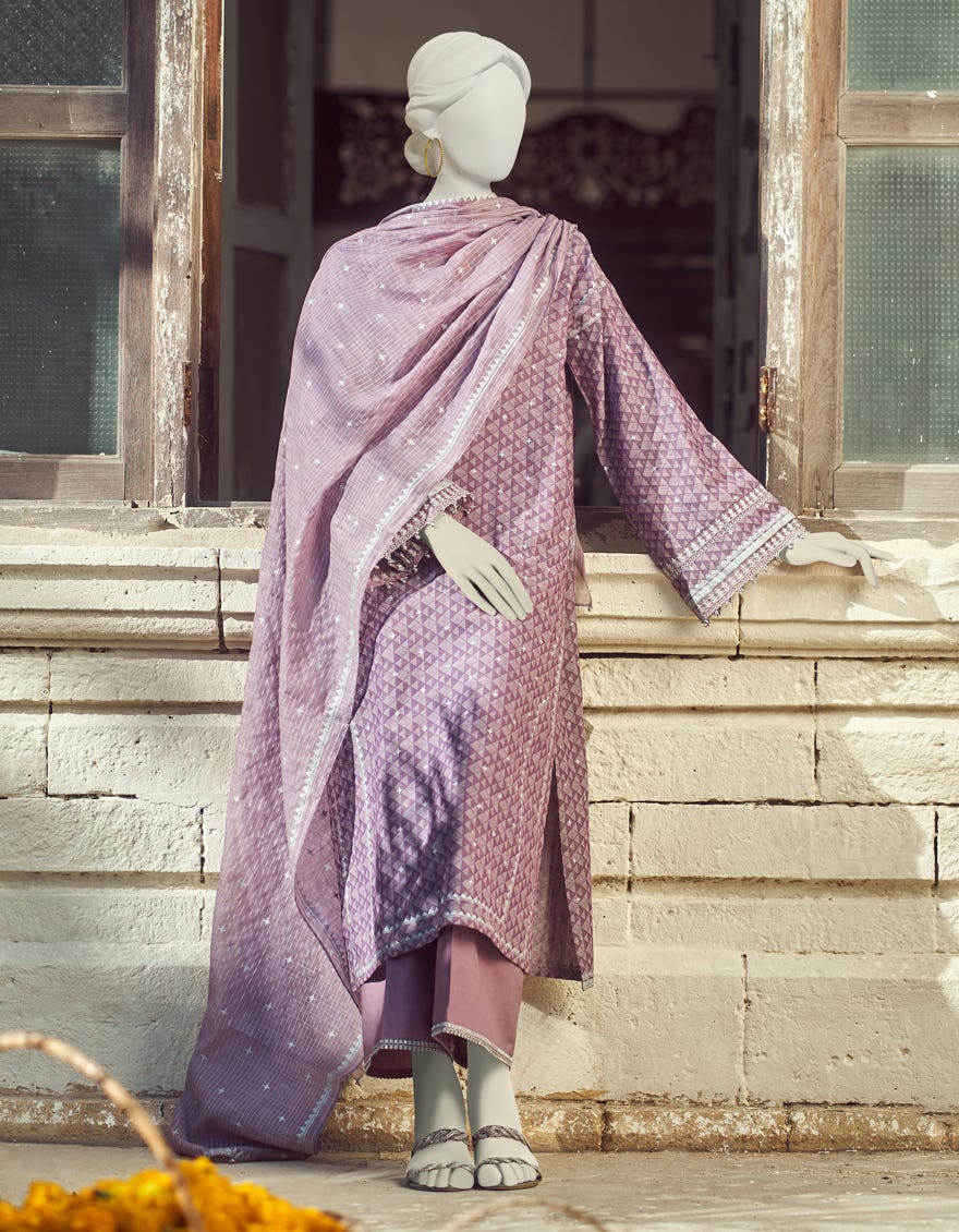 Purple Lawn Unstitched 3 Piece Dress | Jlawn-S-23-284