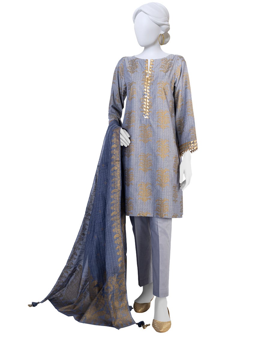 Blue Lawn Unstitched 3 Piece Dress | Jlawn-S-23-287