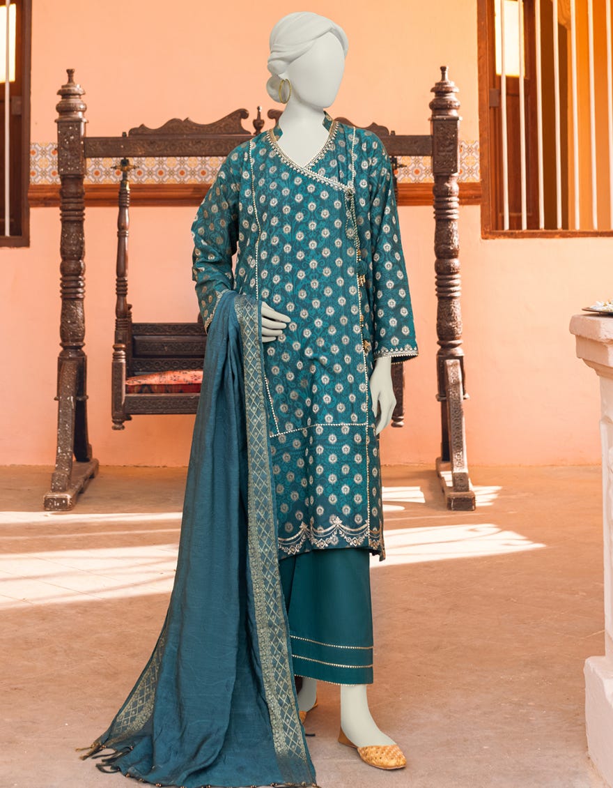 Green Lawn Unstitched 3 Piece Dress | Jlawn-S-23-304