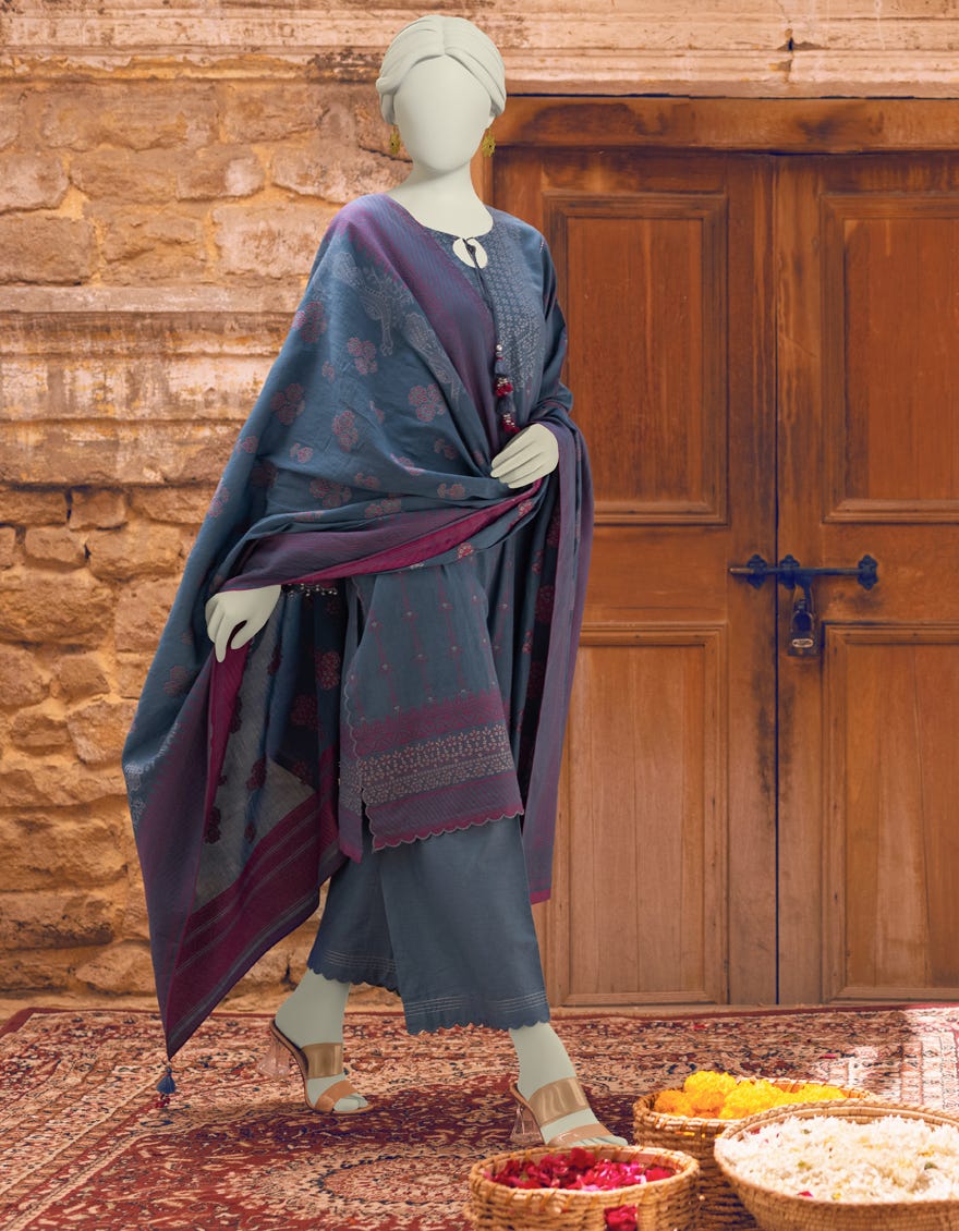 Grey Lawn Unstitched 3 Piece Dress | Jlawn-S-23-321