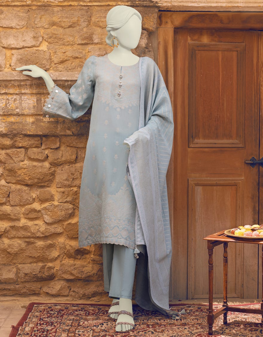 Sea Green Lawn Unstitched 3 Piece Dress | Jlawn-S-23-327