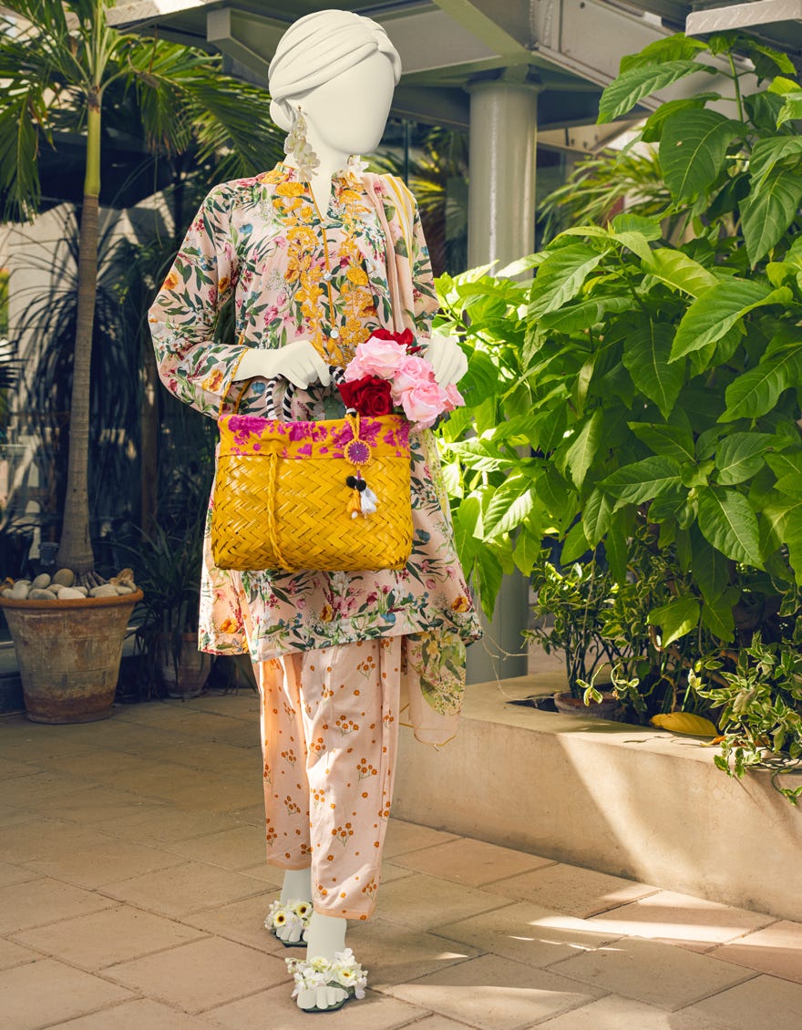 Peach Lawn 3 Piece Stitched Dress | Jlawn-S-23-386
