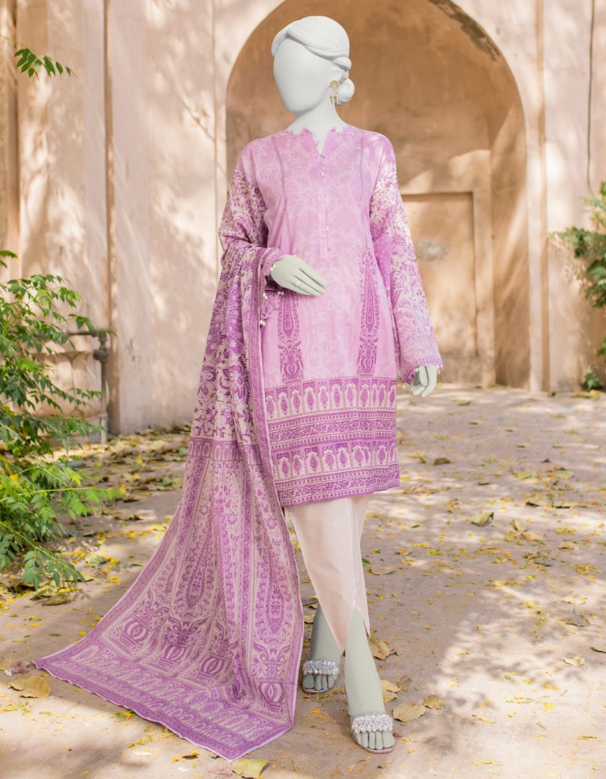 Lilac Lawn Unstitched 3 Piece Dress | Jlawn-S-23-393