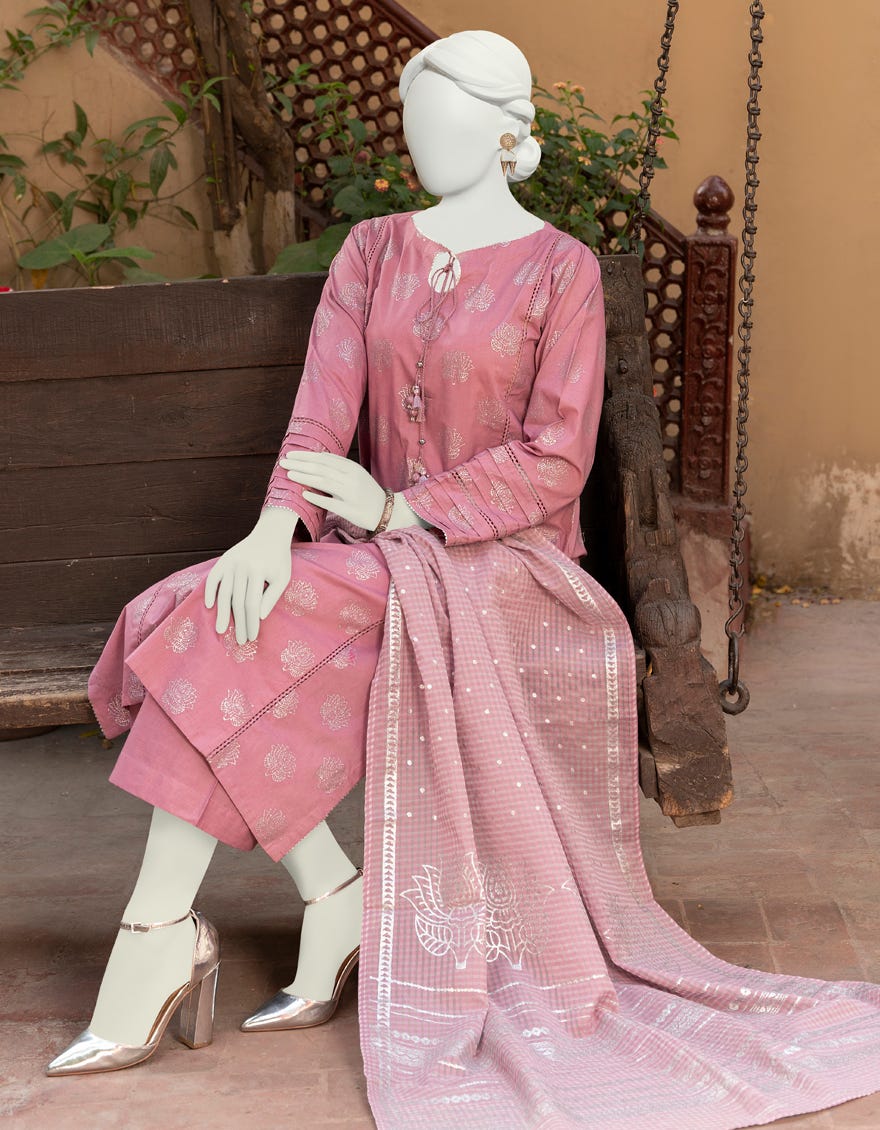 Purple Lawn Unstitched 3 Piece Dress | Jlawn-S-23-474