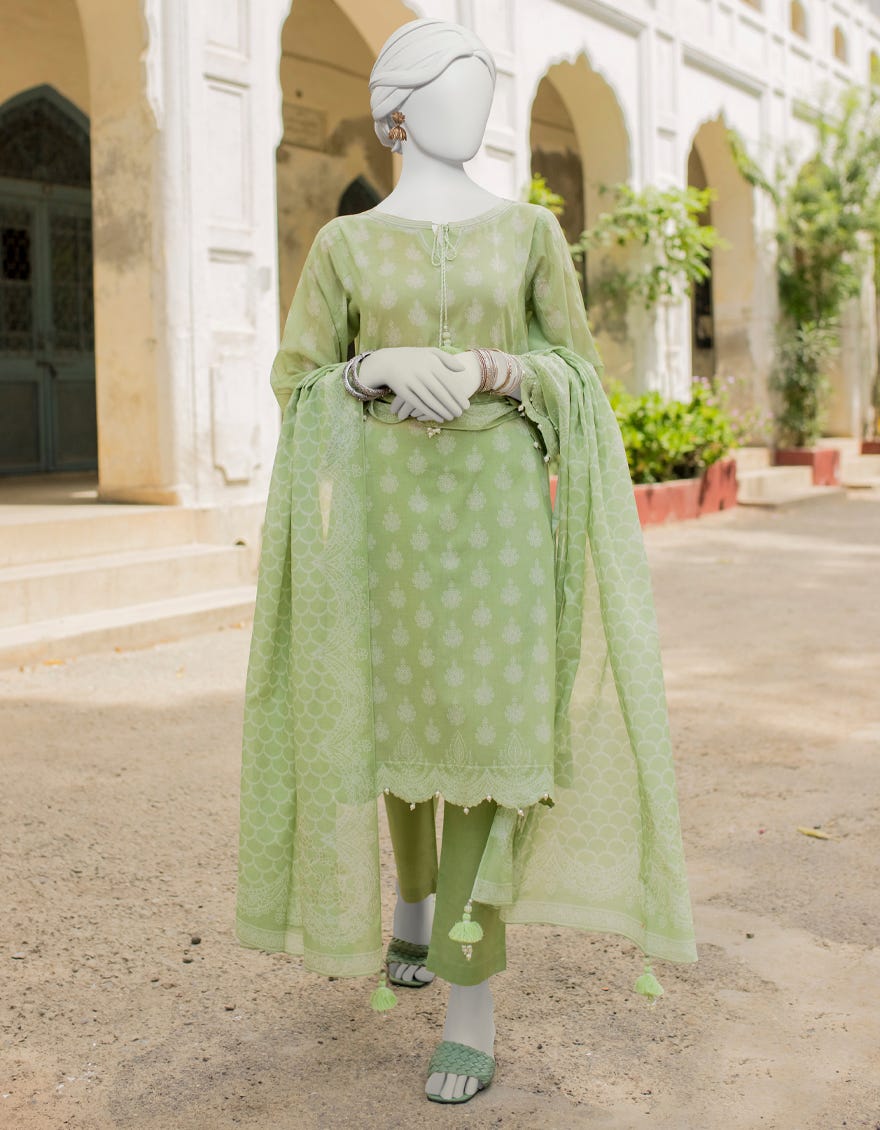 Green Lawn Unstitched 3 Piece Dress | Jlawn-S-23-510