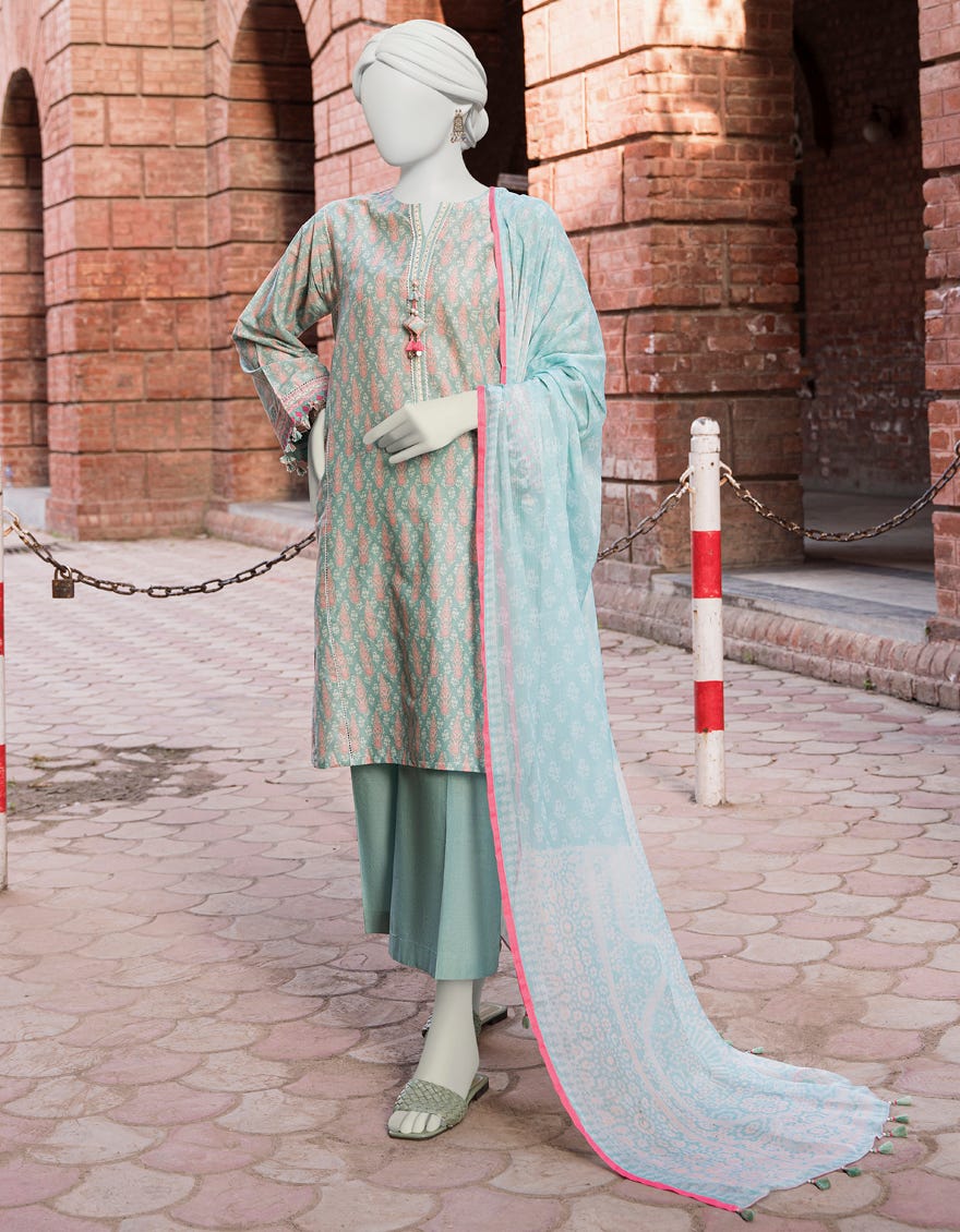 Green Lawn Unstitched 3 Piece Dress | Jlawn-S-23-519