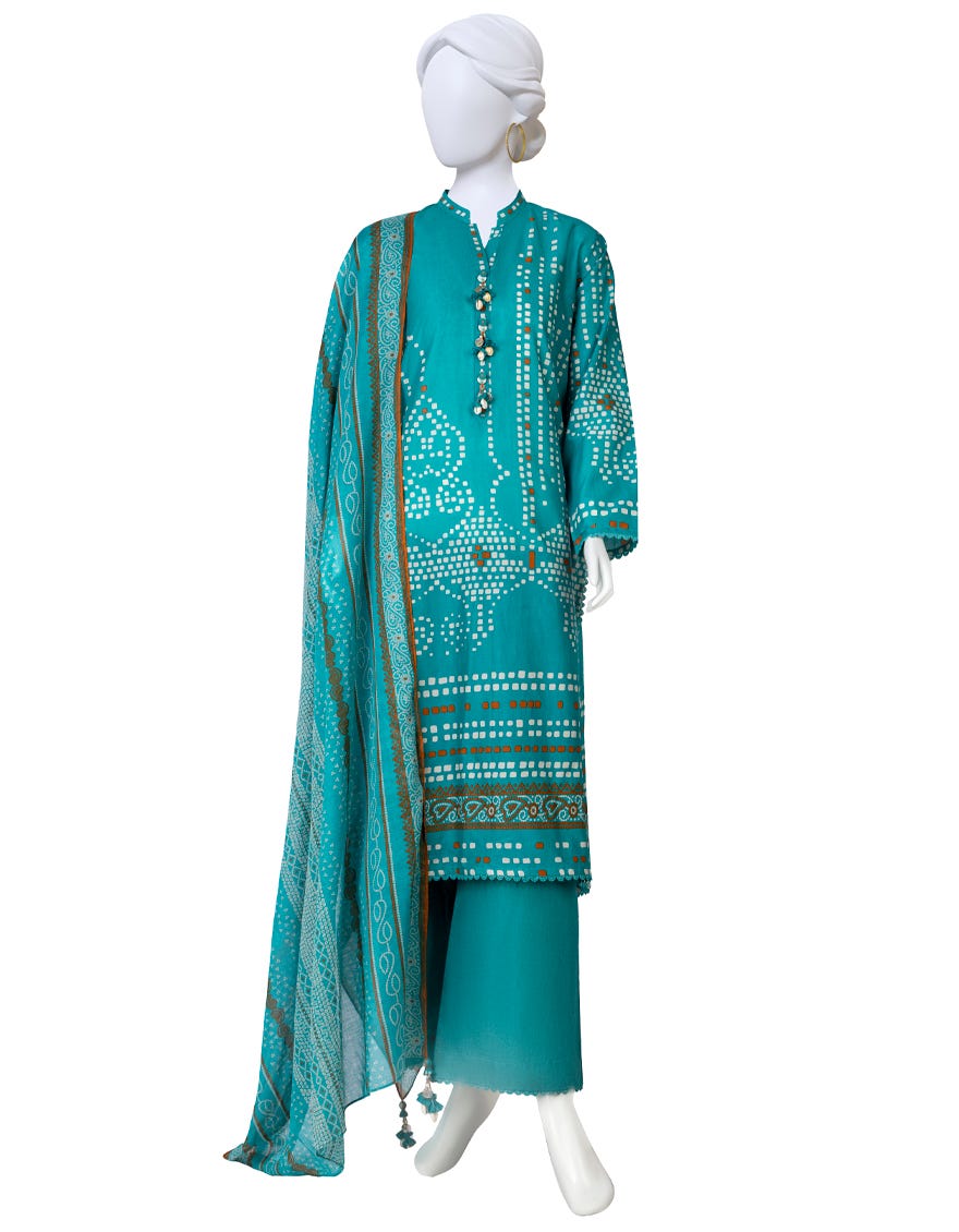 Blue Lawn Unstitched 3 Piece Dress | Jlawn-S-23-560