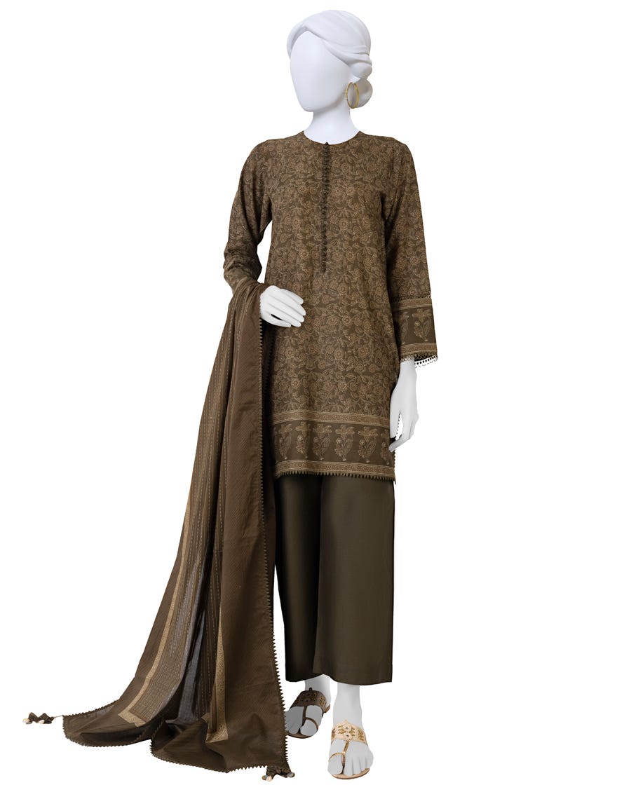 Green Lawn Unstitched 3 Piece Dress | Jlawn-S-23-571