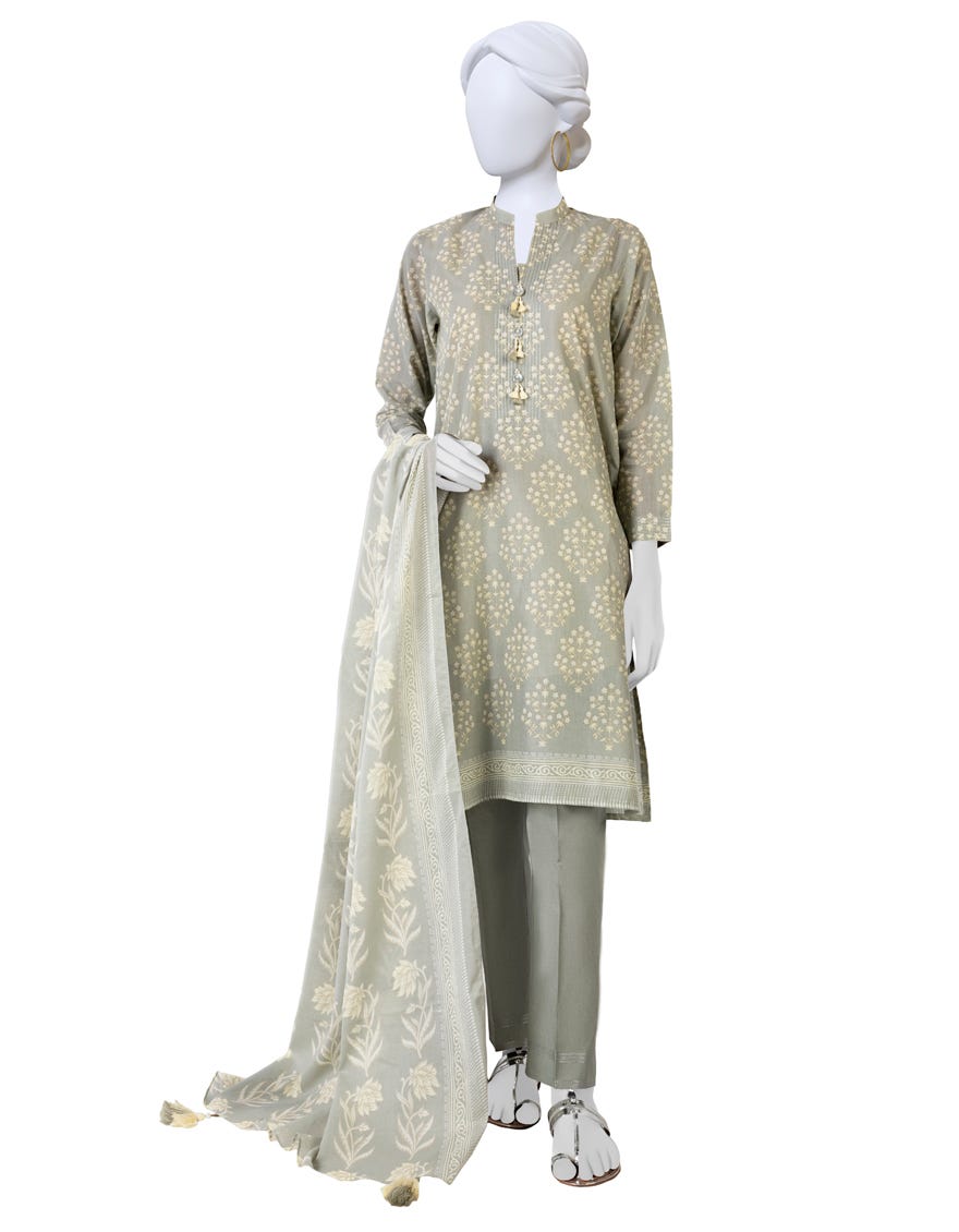 Grey Lawn Unstitched 3 Piece Dress | Jlawn-S-23-582
