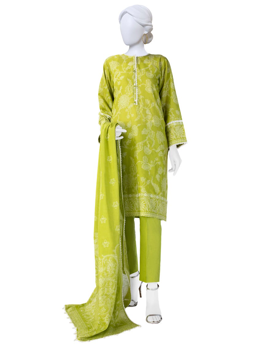 Multicolor Lawn Unstitched 3 Piece Dress | Jlawn-S-23-584