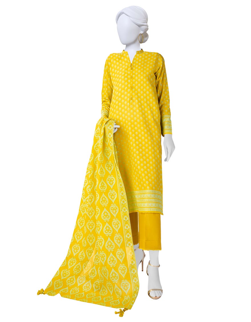 Green Lawn Unstitched 3 Piece Dress | Jlawn-S-23-594