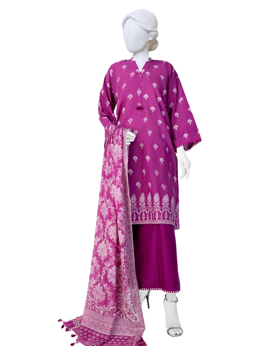 Purple Lawn Unstitched 3 Piece Dress | Jlawn-S-23-603