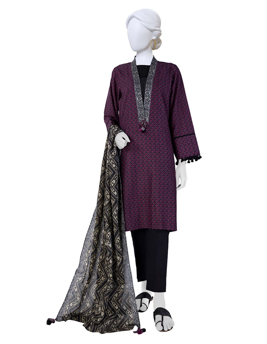Multicolor Lawn Unstitched 3 Piece Dress | Jlawn-S-23-630