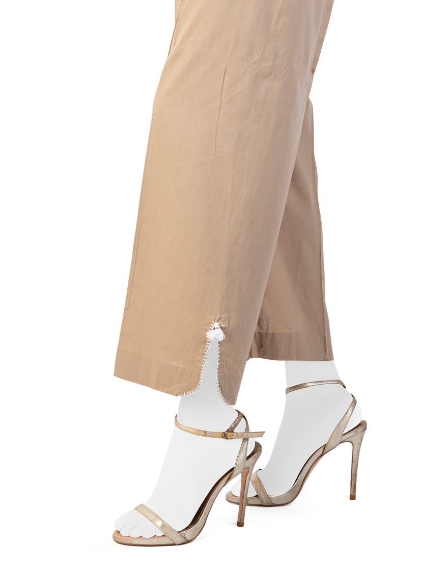 Brown Cambric Trousers | Jgt-W-Jyt-23-7802
