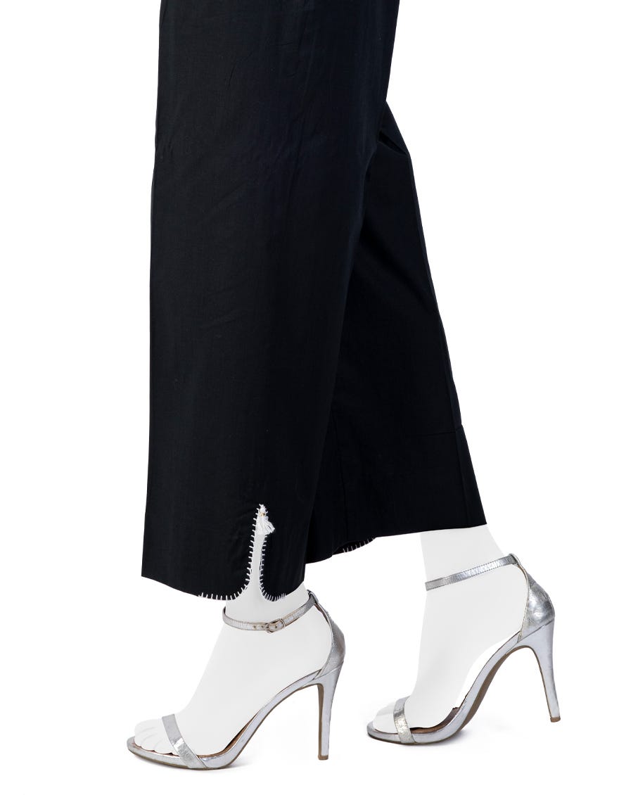 Black Cambric Trousers | Jgt-W-Jyt-23-7803