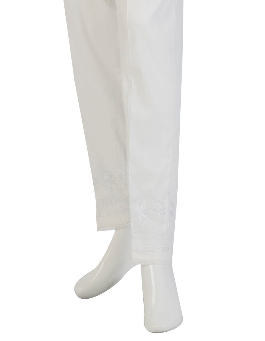 White Lawn Ladies Trousers | Jjlt-S-23-8020