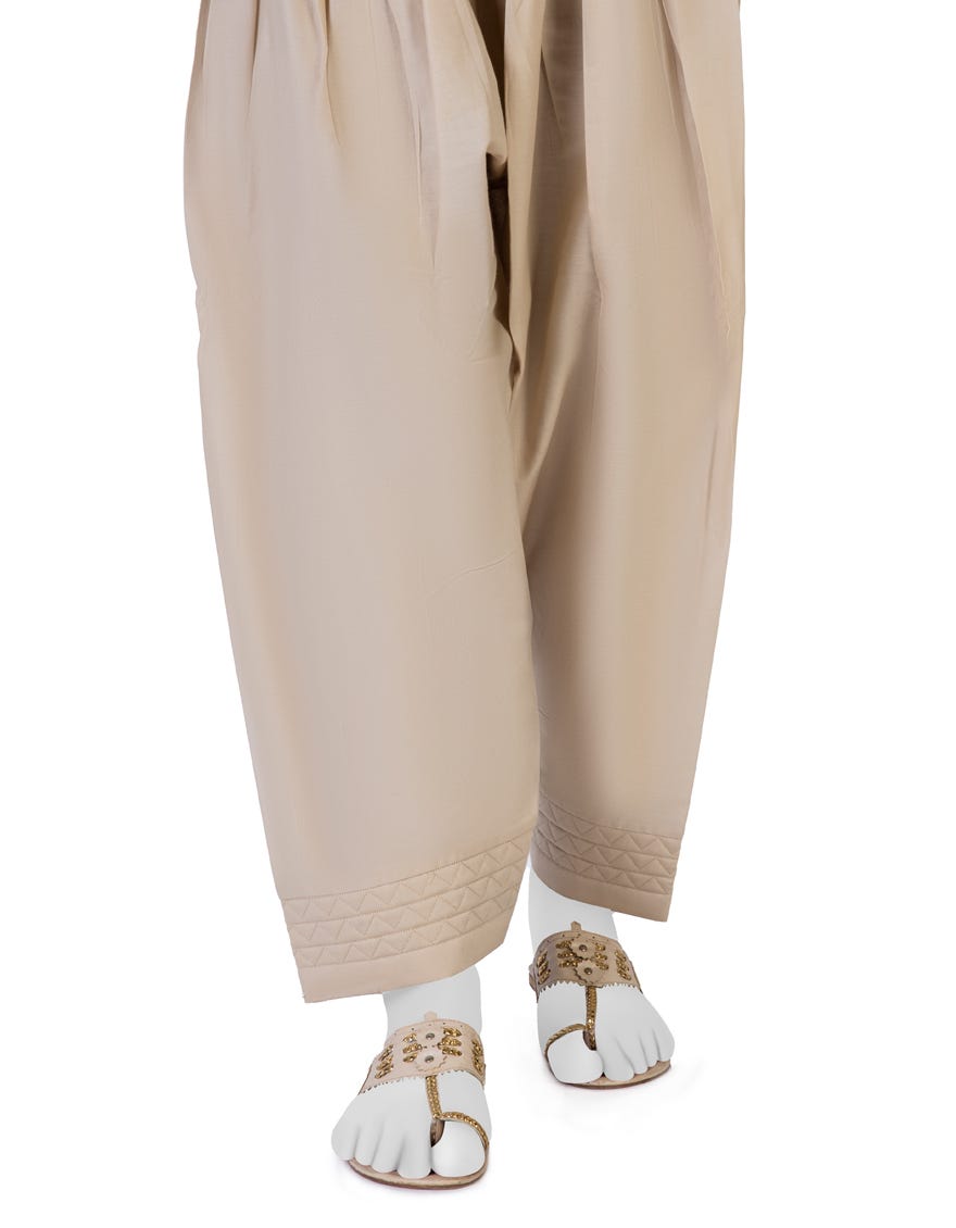 Beige Lawn Shalwar | Jjlt-S-23-8022C