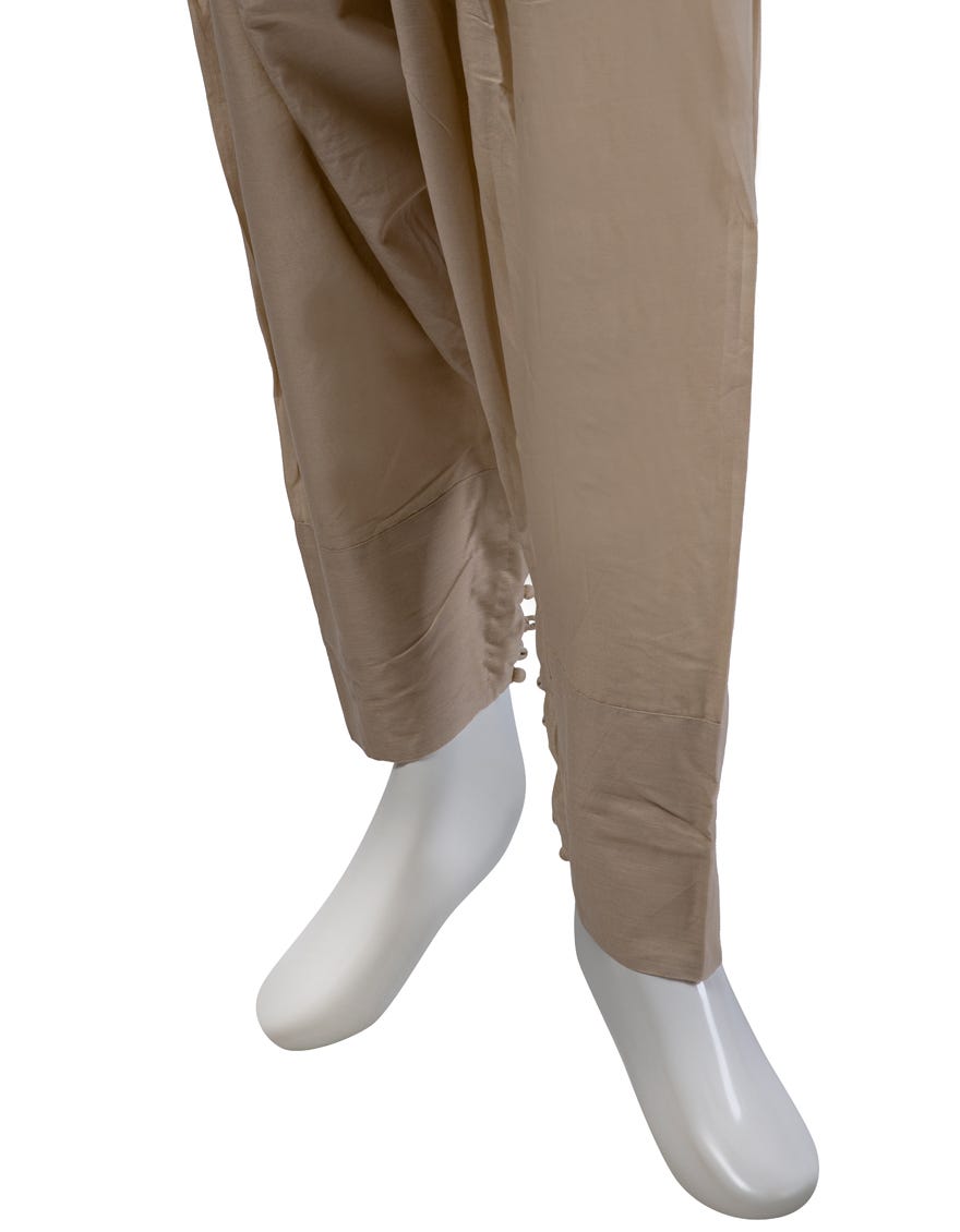 Beige Dyed Trousers | Jjlt-S-23-8022D