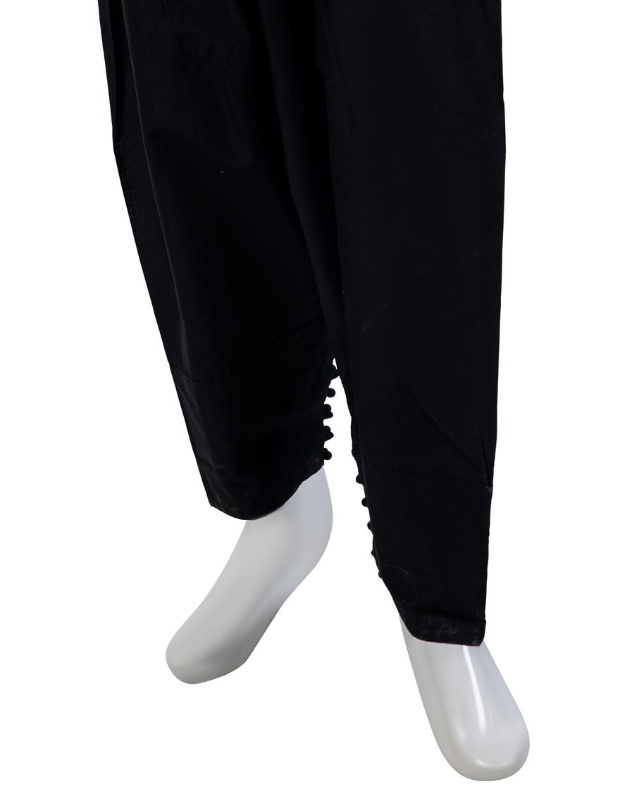Black Dyed Shalwar | Jjlt-S-23-8031D