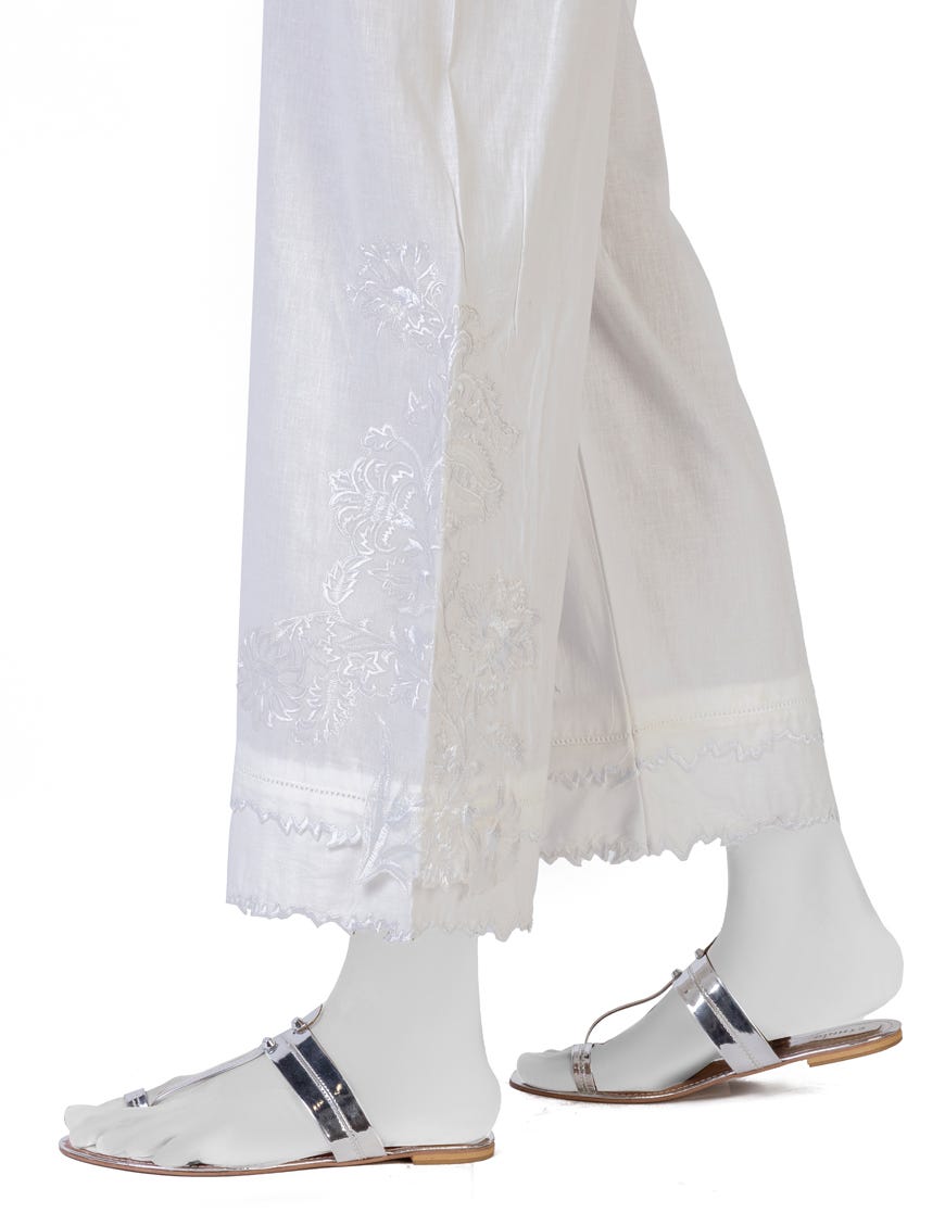White Dyed Trousers | Jjlt-23-8059
