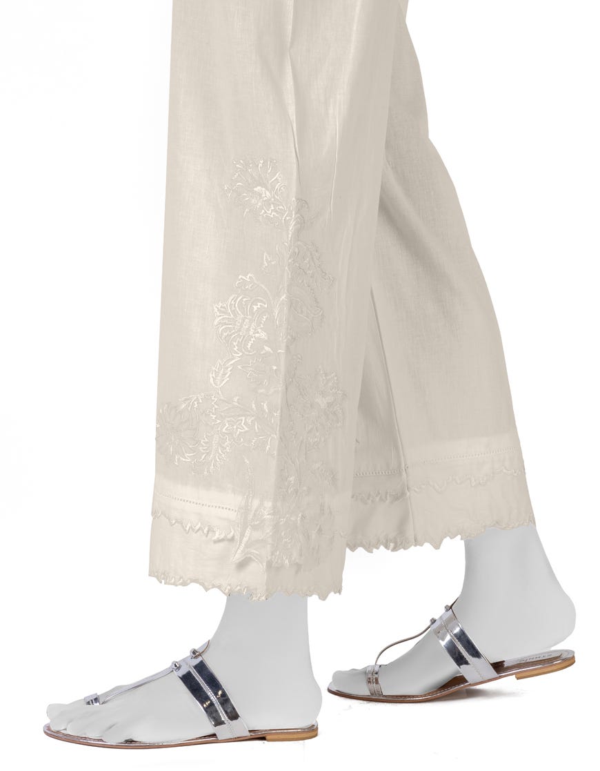 Off White Dyed Trousers | Jjlt-23-8060