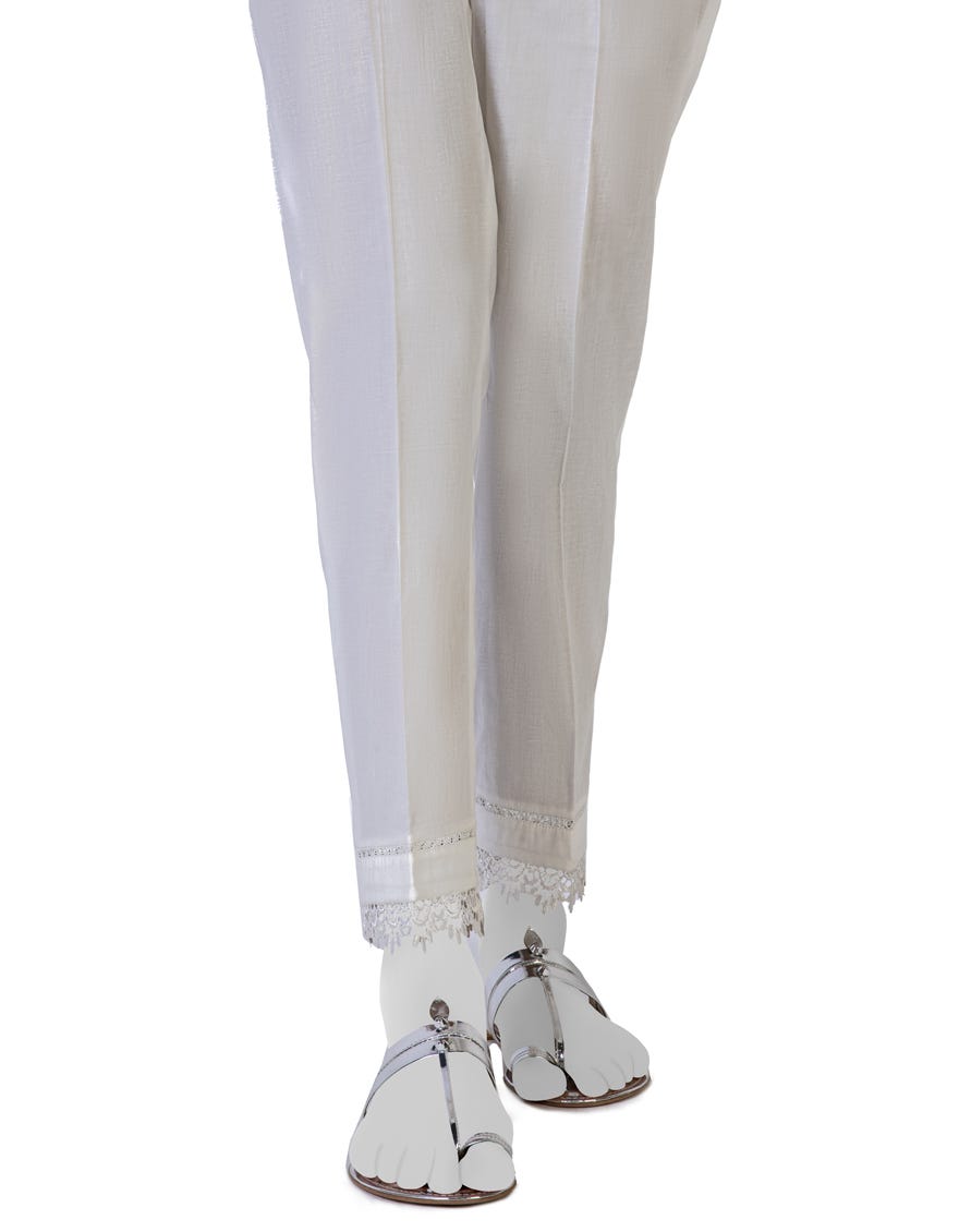 White Lawn Trousers | Jjlt-S-23-8067