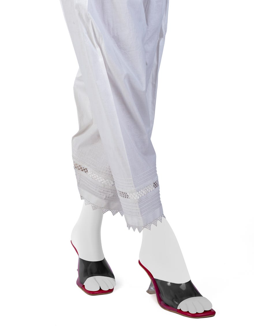 White Cambric Trousers | Jjlt-W-23-8082