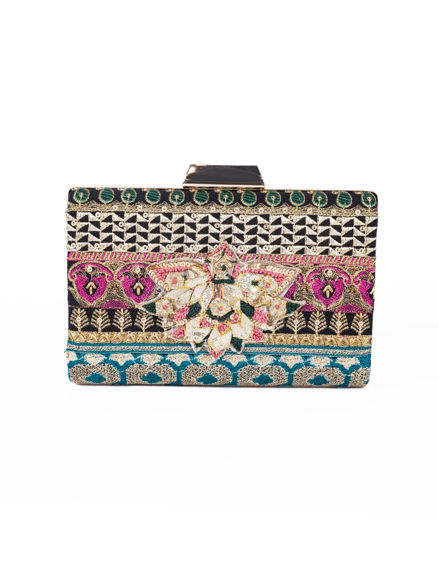 Black Cotton Handbag | Jjbl-24-043