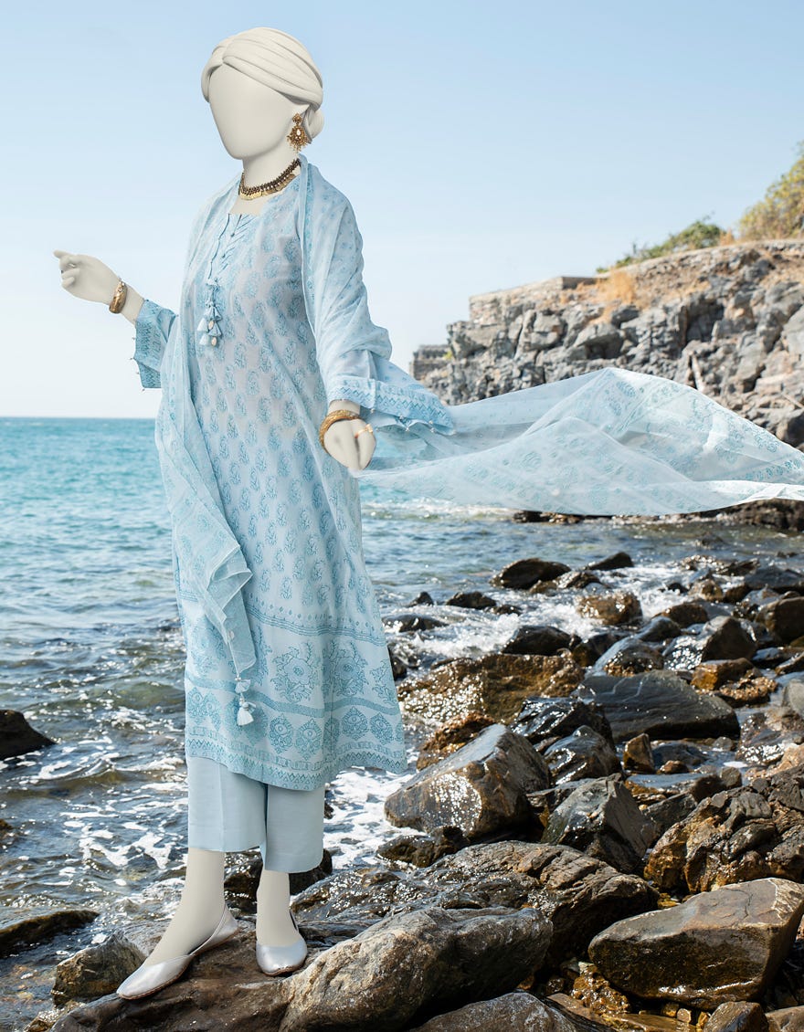 Blue Lawn Unstitched 3 Piece Dress | Jlawn-S-24-072
