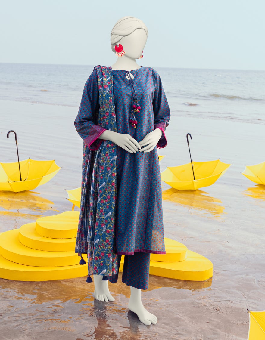 Blue Lawn Unstitched 3 Piece Dress | Jlawn-S-24-104