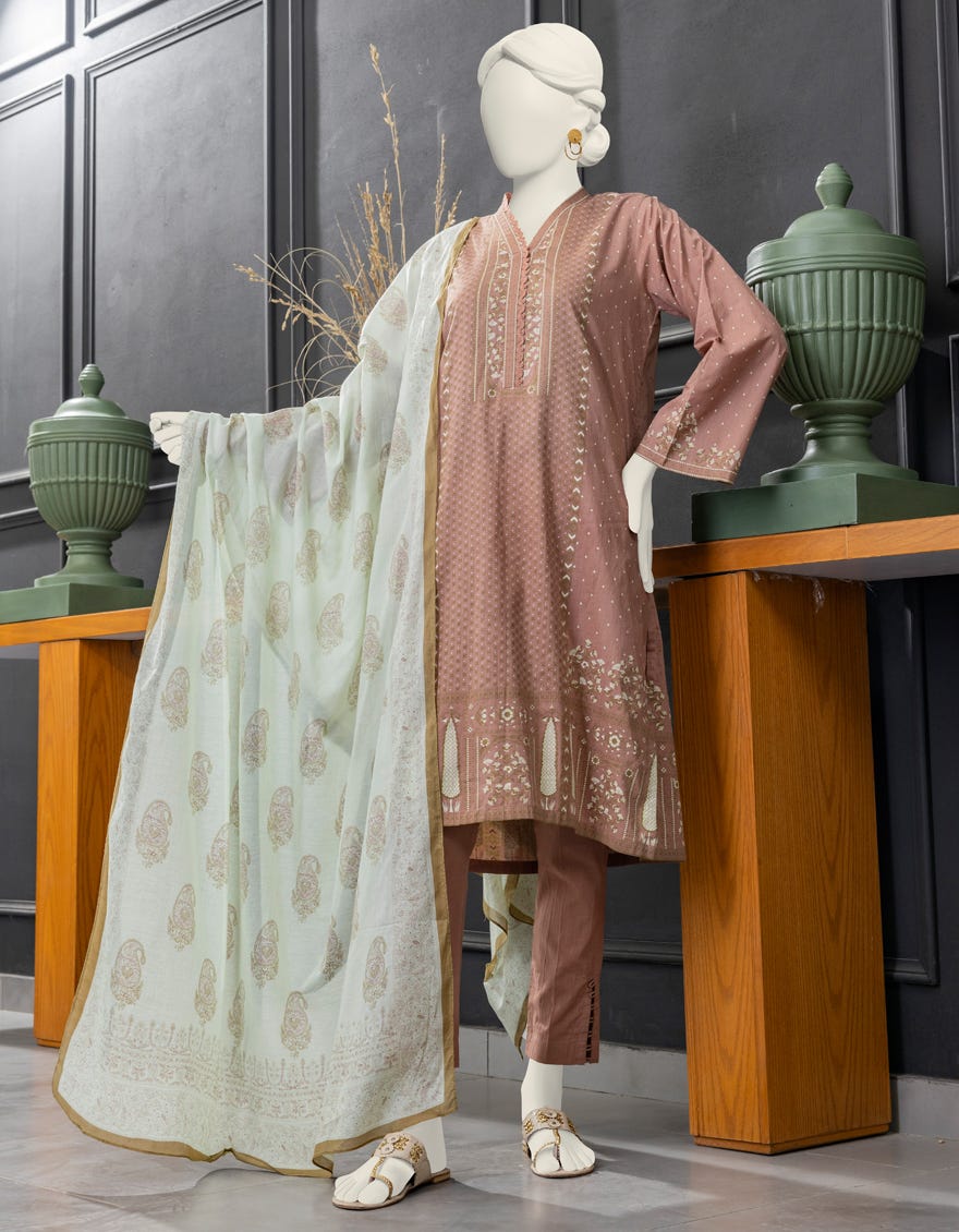 Green Lawn Unstitched 3 Piece Dress | Jlawn-S-24-161